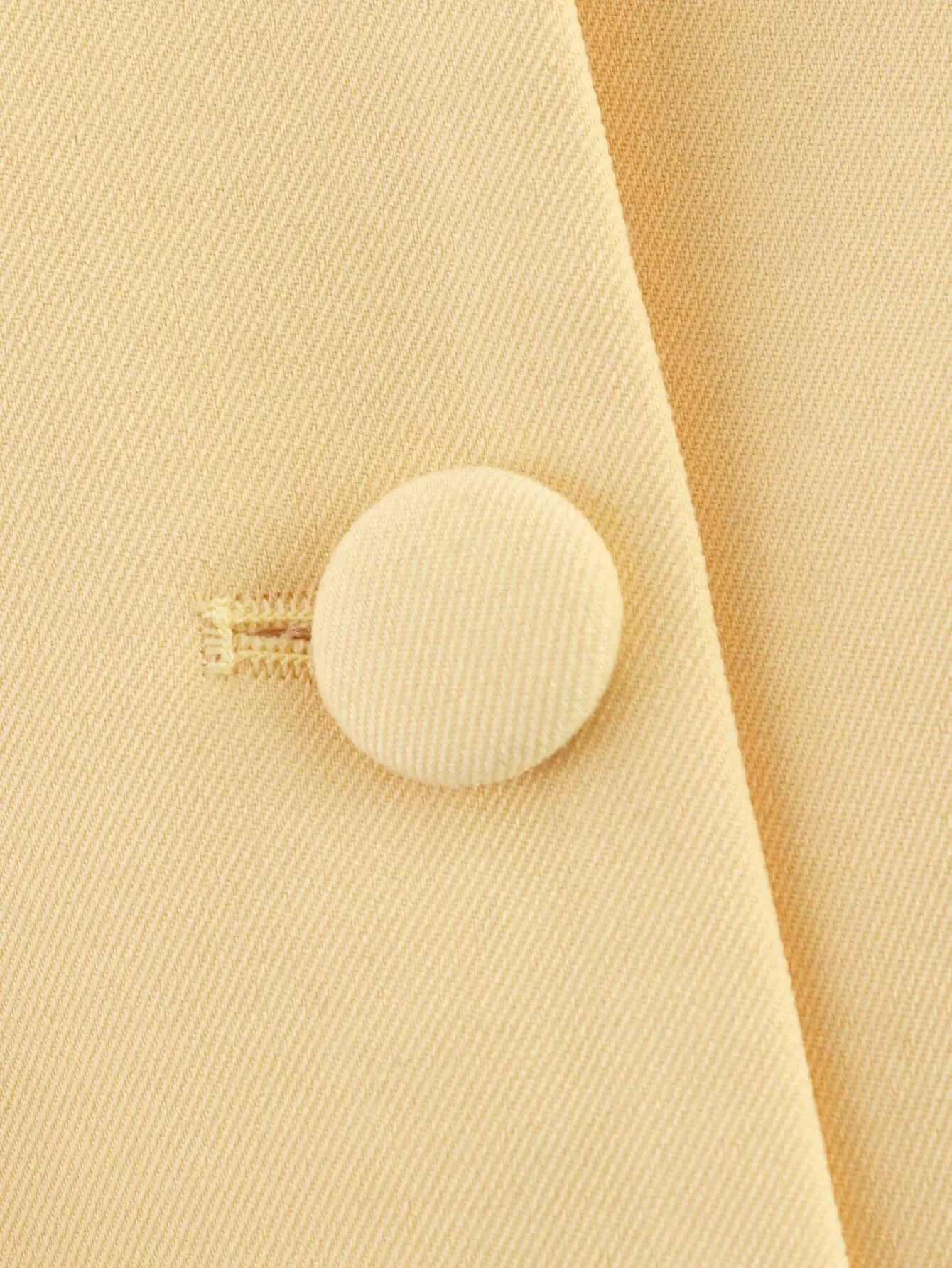 Blazer Feminino Amarelo Manga Longa Elegante para Escritório e Casual