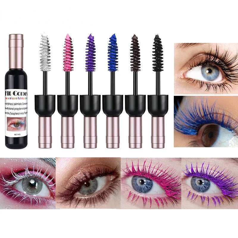 MagicLash Shimmer Mascara – Vibrant Curling Formula with Various Colours for Eye-Catching Style