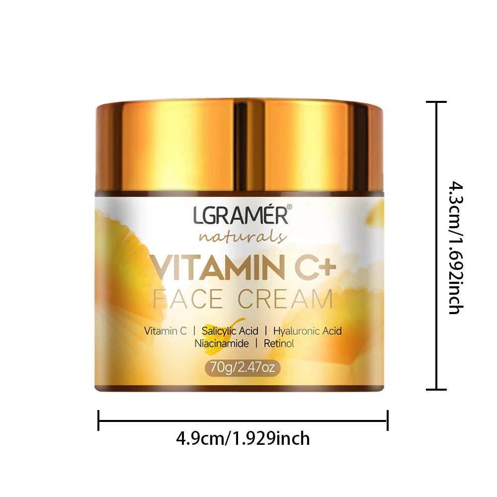 Hidratante Facial Vitamina C Clareador com Retinol e Hialurônico