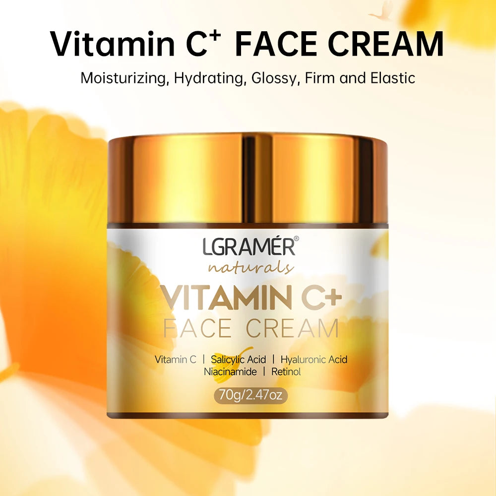 Hidratante Facial Vitamina C Clareador com Retinol e Hialurônico