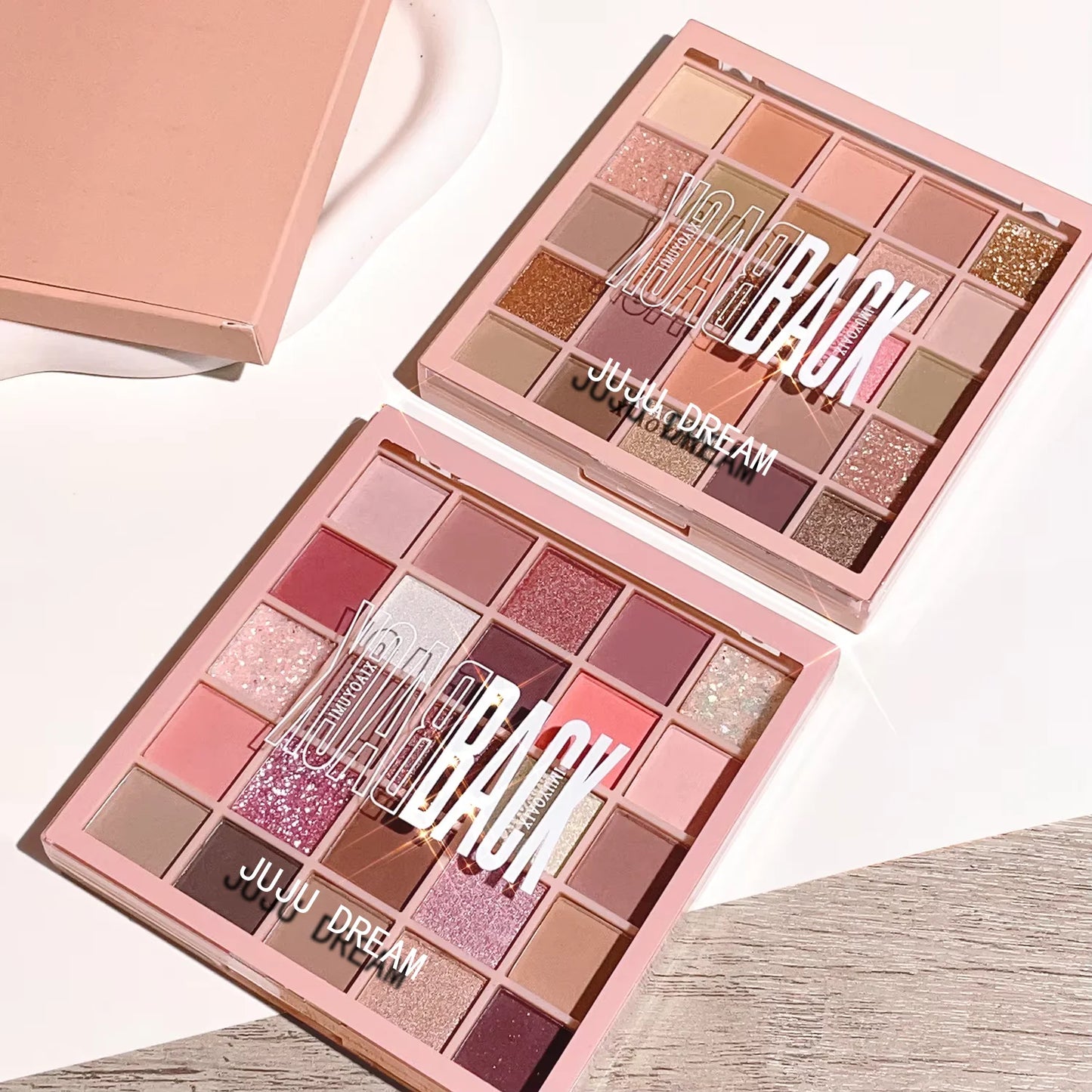 Kit Sombras 25 Cores  Brilho Pérola Tons Neutros Acessível